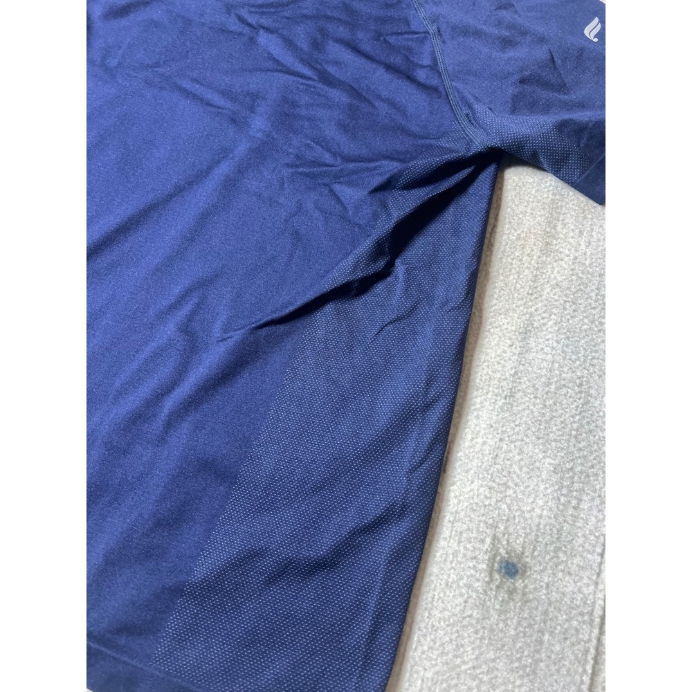 Fabletics Mens Large Navy Blue Athletic Training T-Shirt Minimalist Performance - Picture 2 of 7